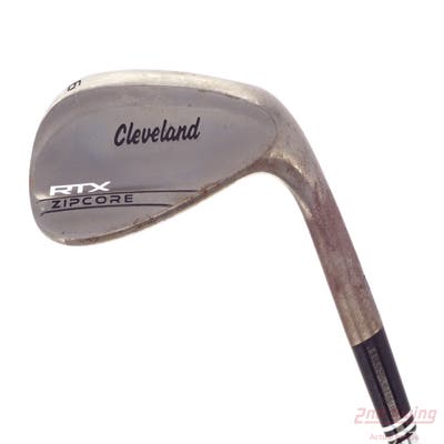 Cleveland RTX ZipCore Raw Wedge Sand SW 56° 6 Deg Bounce Low True Temper Dynamic Gold Spinner Tour Issue Steel Wedge Flex Right Handed 35.5in