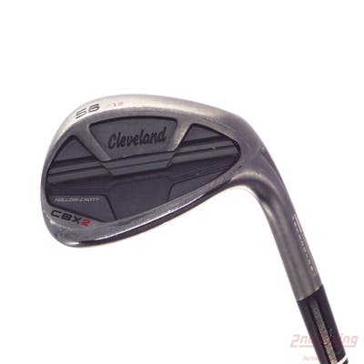 Cleveland CBX 2 Black Satin Wedge Sand SW 56° 12 Deg Bounce True Temper Dynamic Gold 115 Steel Wedge Flex Right Handed 35.5in