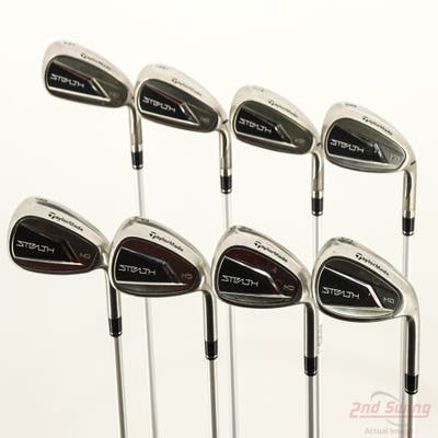 TaylorMade Stealth HD Iron Set 5-PW AW SW Aldila Ascent 45 Graphite Ladies Right Handed -1 1/4"