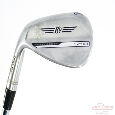 Titleist Vokey SM10 Tour Chrome Wedge Gap GW 50° 8 Deg Bounce F Grind Titleist Vokey BV Steel Wedge Flex Left Handed 35.75in