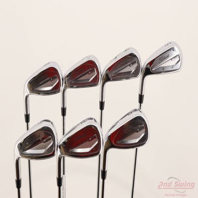 Titleist 2023 T350 Iron Set 5-PW AW True Temper AMT Red S300 Steel Stiff Left Handed +1/2"