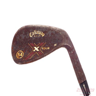 Callaway X-Tour Vintage Wedge Sand SW 54° 13 Deg Bounce Stock Steel Shaft Steel Wedge Flex Right Handed 35.5in