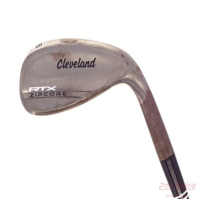 Cleveland RTX ZipCore Raw Wedge Lob LW 58° 10 Deg Bounce Mid True Temper Dynamic Gold Spinner Tour Issue Steel Wedge Flex Right Handed 35.25in