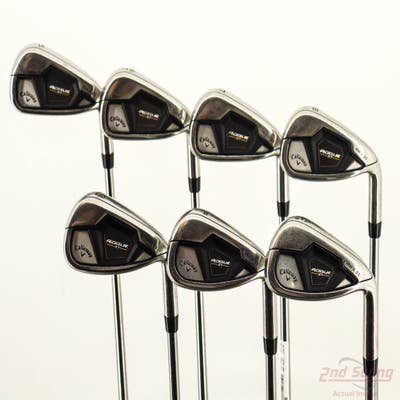 Callaway Rogue ST Max OS Iron Set 5-PW AW Project X Catalyst 60 Graphite Regular Right Handed +1/2"