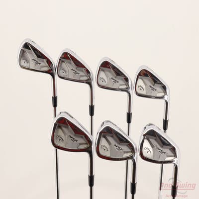 Callaway Apex Pro 19 Iron Set 4-PW Project X Rifle 5.5 Steel Regular Right Handed STD