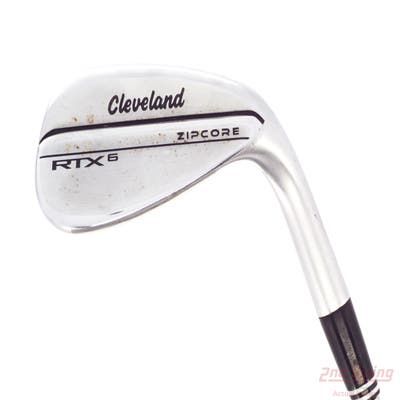 Cleveland RTX 6 ZipCore Tour Satin Wedge Gap GW 50° 10 Deg Bounce Mid KBS Tour 130 Steel X-Stiff Right Handed 36.0in
