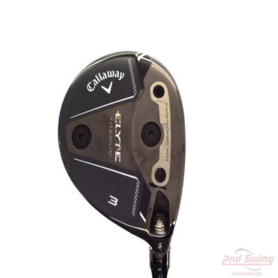 Callaway Elyte Ti Fairway Wood 3 Wood 3W 15° Graphite Design Tour AD IZ-6 Graphite X-Stiff Right Handed 43.5in
