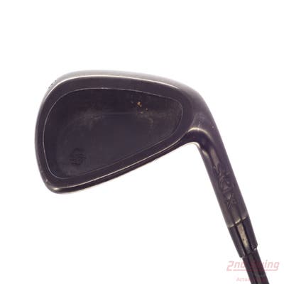 Stix Golf All Black Single Iron Pitching Wedge PW Stock Steel Shaft Graphite Regular Right Handed 35.0in