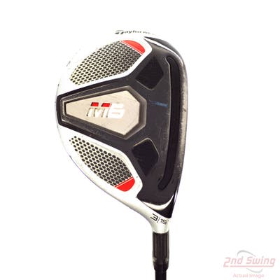 TaylorMade M6 Fairway Wood 3 Wood 3W 15° Fujikura ATMOS 6 Orange FW Graphite Stiff Right Handed 43.5in