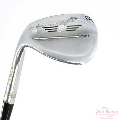 Titleist Vokey SM9 Tour Chrome Wedge Lob LW 62° 8 Deg Bounce M Grind True Temper Dynamic Gold Tour Issue X100 Steel X-Stiff Left Handed 36.25in