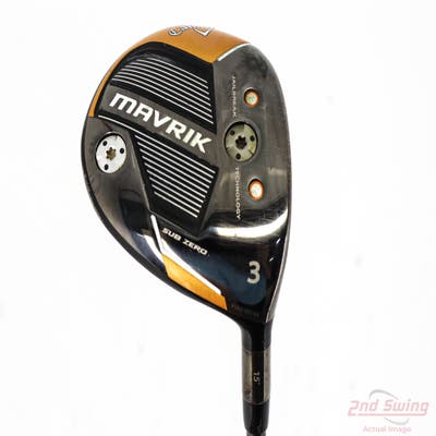 Callaway Mavrik Sub Zero Fairway Wood 3 Wood 3W 15° Project X EvenFlow Riptide 70 Graphite Stiff Right Handed 43.0in