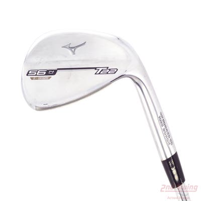 Mizuno T22 Satin Chrome Wedge Sand SW 56° 14 Deg Bounce S Grind True Temper Dynamic Gold Tour Issue S400 Steel Stiff Right Handed 34.25in
