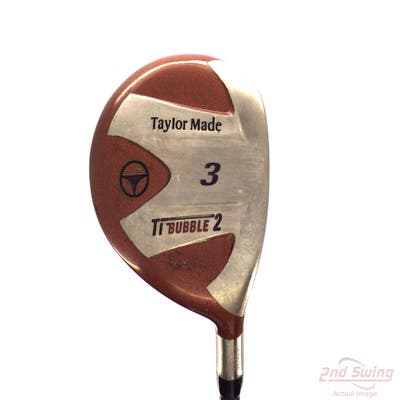 TaylorMade Ti Bubble 2 Fairway Wood 3 Wood 3W TM Bubble 2 Graphite Stiff Right Handed 43.5in