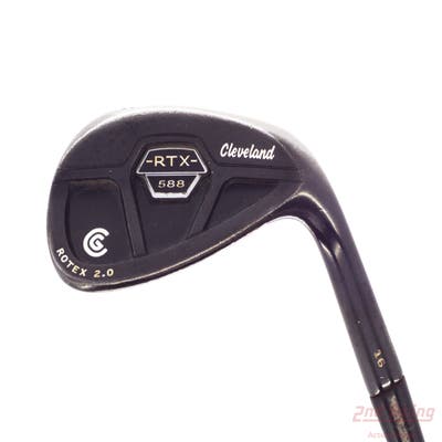 Cleveland 588 RTX 2.0 CB Black Satin Wedge Sand SW 56° 16 Deg Bounce True Temper Dynamic Gold Steel Wedge Flex Right Handed 35.5in