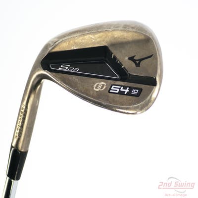 Mizuno S23 Copper Cobalt Wedge Sand SW 54° 10 Deg Bounce S Grind FST KBS Hi-Rev 2.0 115 Steel Wedge Flex Left Handed 35.5in