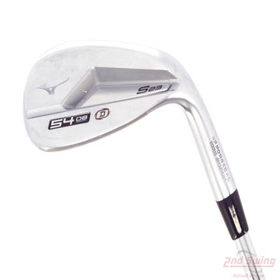 Mizuno S23 Satin Chrome Wedge Sand SW 54° 8 Deg Bounce D Grind FST KBS Hi-Rev 2.0 115 Steel Wedge Flex Right Handed 35.5in