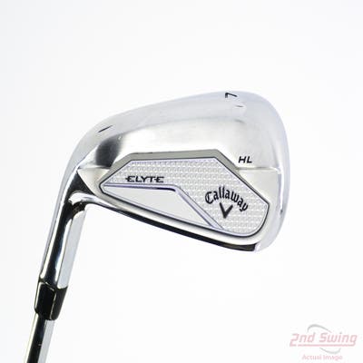 Mint Callaway Elyte HL Single Iron 7 Iron FST KBS Max 80 Steel Regular Left Handed 37.5in