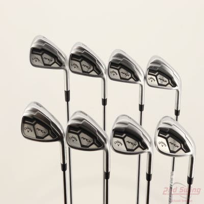 Callaway Apex CF16 Iron Set 4-PW AW Oban CT-100 Steel Stiff Right Handed +1/2"