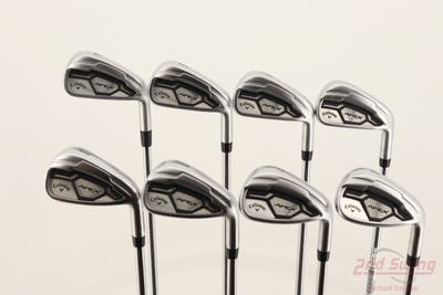 Callaway Apex CF16 Iron Set 4-PW AW Oban CT-100 Steel Stiff Right Handed +1/2"
