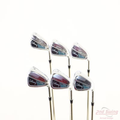Mint Callaway Reva Rise Iron Set 6-PW AW UST Mamiya LinQ LTE Graphite Ladies Right Handed STD