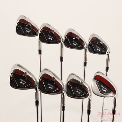 TaylorMade M4 Iron Set 4-PW AW FST KBS MAX 85 Steel Stiff Right Handed +1/4"