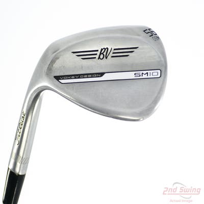 Titleist Vokey SM10 Tour Chrome Wedge Sand SW 56° 8 Deg Bounce M Grind Titleist Vokey BV Steel Wedge Flex Left Handed 35.5in