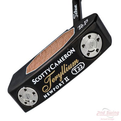Mint Titleist Scotty Cameron Teryllium T22 Newport 2 Putter Steel Right Handed 34.0in