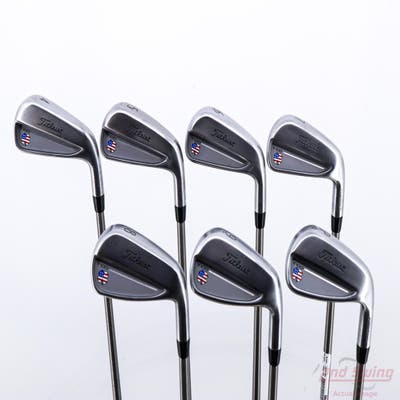Titleist 2025 T100 Iron Set 4-PW Aerotech SteelFiber i95cw Graphite Stiff Right Handed +1/2"
