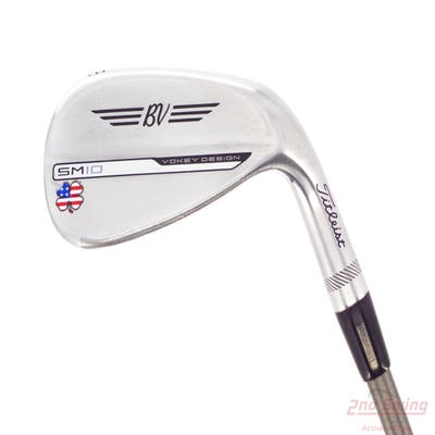 Titleist Vokey SM10 Tour Chrome Wedge Pitching Wedge PW 48° 10 Deg Bounce F Grind Aerotech SteelFiber i95cw Graphite Stiff Right Handed 36.0in