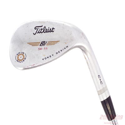 Titleist Vokey Spin Milled CC Chrome Wedge Sand SW 54° 11 Deg Bounce Titleist Vokey BV Steel Wedge Flex Right Handed 35.5in