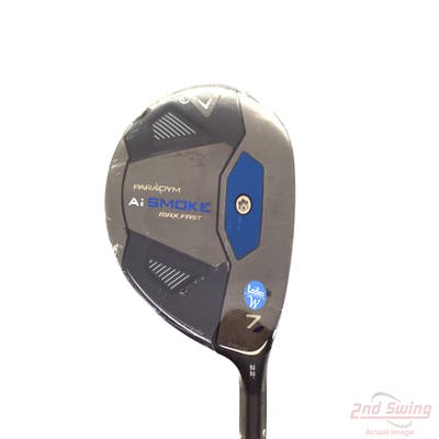 Mint Callaway Paradym Ai Smoke Max Fast Fairway Wood 7 Wood 7W 22° Mitsubishi Eldio Blue/White 40 Graphite Ladies Right Handed 41.0in