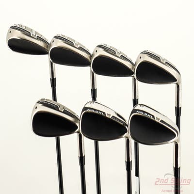 Cleveland HALO XL Full-Face Iron Set 5-PW GW UST Helium Nanocore IP 60 IR Graphite Regular Right Handed +1/4"