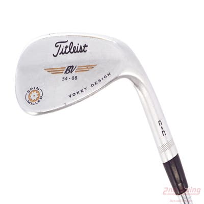 Titleist 2009 Vokey Spin Milled Chrome Wedge Sand SW 54° 8 Deg Bounce Project X 6.5 Steel X-Stiff Right Handed 35.25in