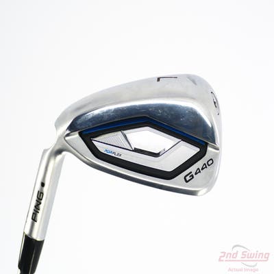 Ping G440 Single Iron 7 Iron AWT 3.0 Steel Regular Left Handed Black Dot 37.5in