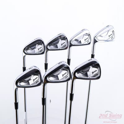 Srixon ZX7 MK II Iron Set 4-PW Stock Steel Shaft Steel Stiff Left Handed +1"