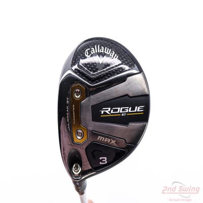 Callaway Rogue ST Max Fairway Wood 3 Wood 3W 15° Fujikura Ventus Velocore+ White 4 Graphite Regular Left Handed 43.5in