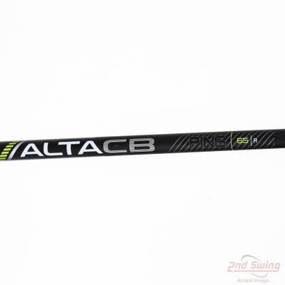 Used W/ Ping RH Adapter Ping ALTA CB 65 Black 65g Fairway Shaft Regular 41.25in