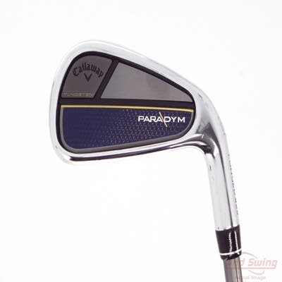 Callaway Paradym Single Iron 7 Iron Project X HZRDUS Silver Gen4 75 Graphite Stiff Right Handed 37.0in