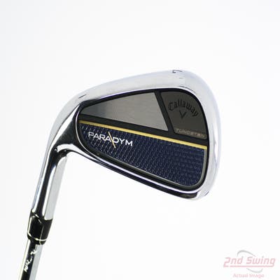 Callaway Paradym Single Iron 7 Iron True Temper Elevate MPH 95 Steel Stiff Left Handed 37.25in