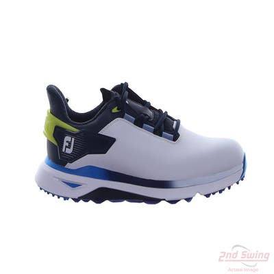 New Mens Golf Shoe Footjoy Pro/SLX Medium 10.5 White/Navy MSRP $220