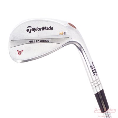 TaylorMade Milled Grind Satin Chrome Wedge Lob LW 60° 11 Deg Bounce HB True Temper Dynamic Gold Steel Wedge Flex Right Handed 35.0in