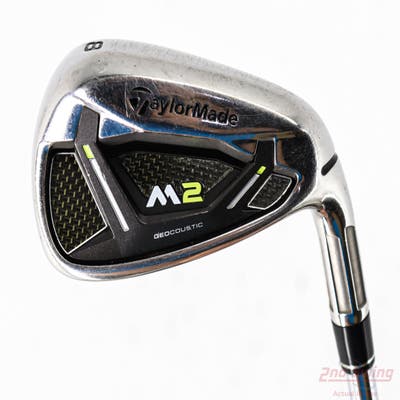 TaylorMade 2019 M2 Single Iron 8 Iron Stock Steel Shaft Steel Regular Right Handed 36.75in