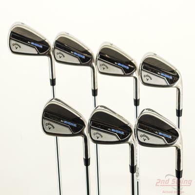 Callaway Paradym Ai Smoke Iron Set 5-PW AW True Temper Elevate MPH 85 Steel Regular Right Handed STD