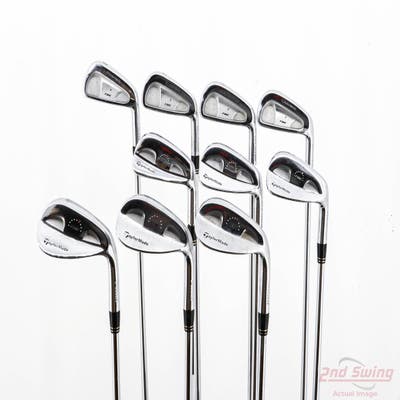 TaylorMade Rac MB Iron Set 3-PW GW SW Rifle Flighted 5.0 Steel Regular Right Handed +3/4"
