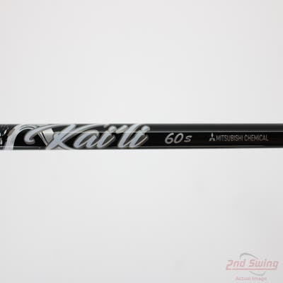 Used W/ TaylorMade RH Adapter Mitsubishi Golf Kai'li White 60g Driver Shaft Stiff 44.25in
