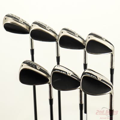 Cleveland HALO XL Full-Face Iron Set 5-PW GW UST Helium Nanocore IP 50 Graphite Ladies Right Handed -3/4"