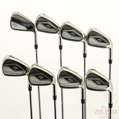 Callaway Paradym Ai Smoke Iron Set 4-PW AW True Temper Elevate MPH 85 Steel Regular Right Handed -1/4"