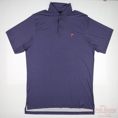 New W/ Logo Mens Fairway & Greene Polo X-Large XL Navy Blue MSRP $60 L11528