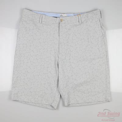New Mens Peter Millar Shorts 40 Gray MSRP $115 MS20EB84