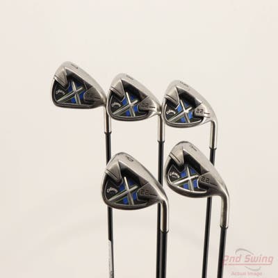 Callaway X-22 Iron Set 7-PW AW Callaway x-22 Graphite Iron Graphite Senior Right Handed STD